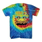 Scooby-Doo Boys Shirt, Classic Cartoon Printed Scooby Doo T-shirt Tie Dye Swirl - S